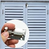 SZXMDKH Stainless Steel Door Bolts Lock Latch 2 Pack 2 Inch Silver Sliding Plate view 6
