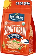 Lundberg Family Farms, Organic Short Grain Brown Rice, Regenerative Certified – Slightly Nutty, Sticky Rice Responsibly Grown