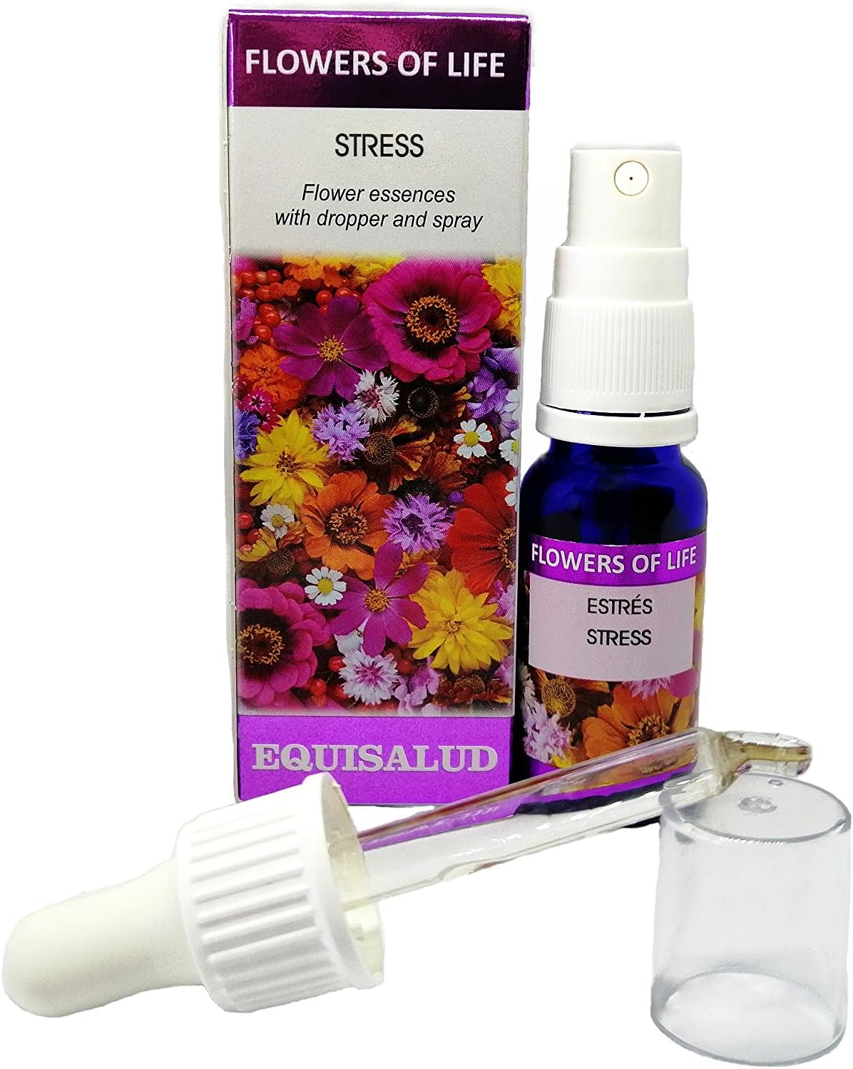 Flowers of Life - Stress - Certified Organic Natural Flower Remedy 15ml Dropper and Spray, 15 ml (Pack of 1) - Image 4