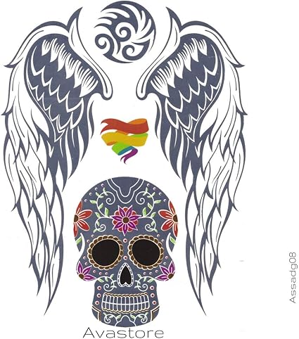 Tatouage Temporaire Femme Ailes Dange Bijoux Argenté