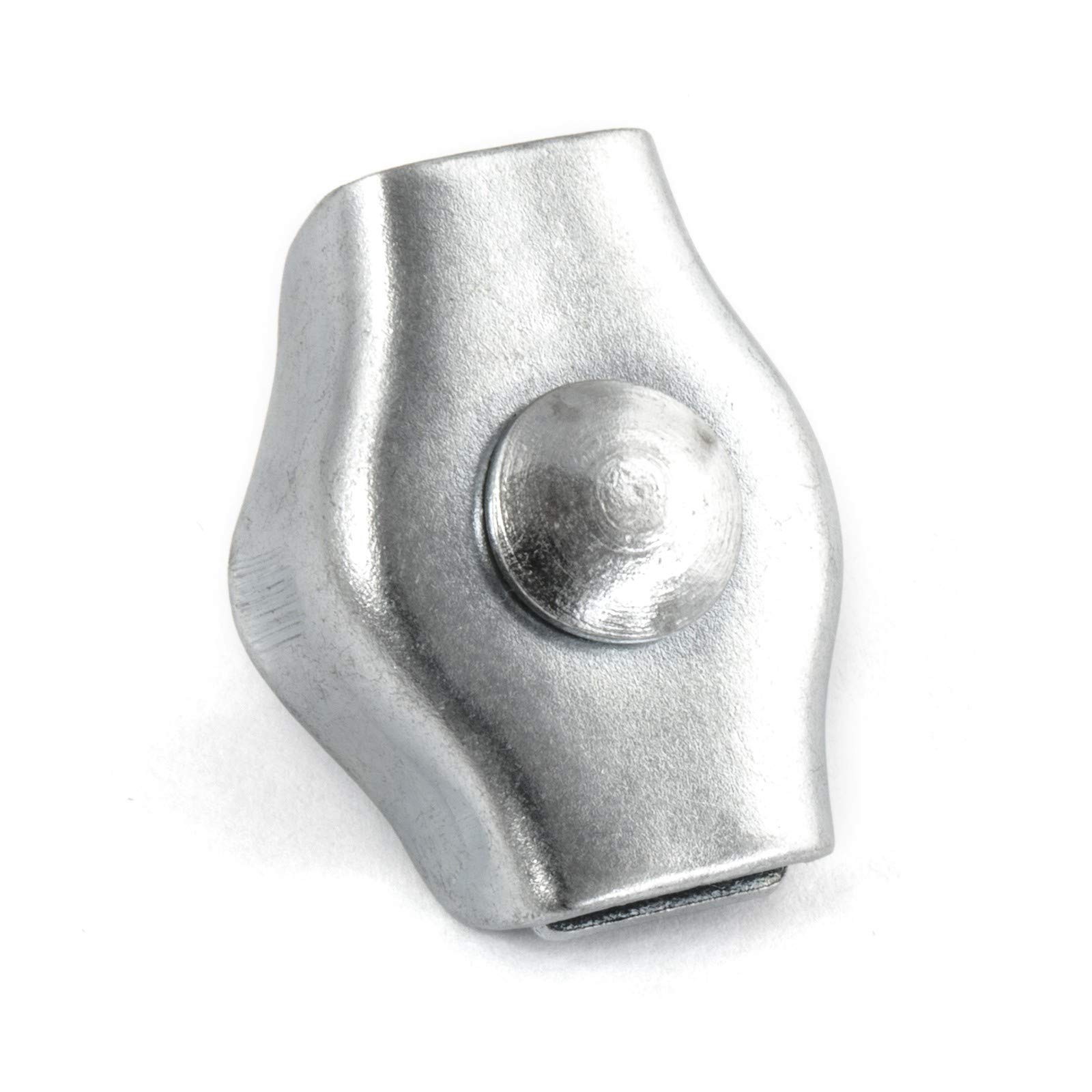 10 pcs galvanised Steel simplex Wire Rope Clip 4mm