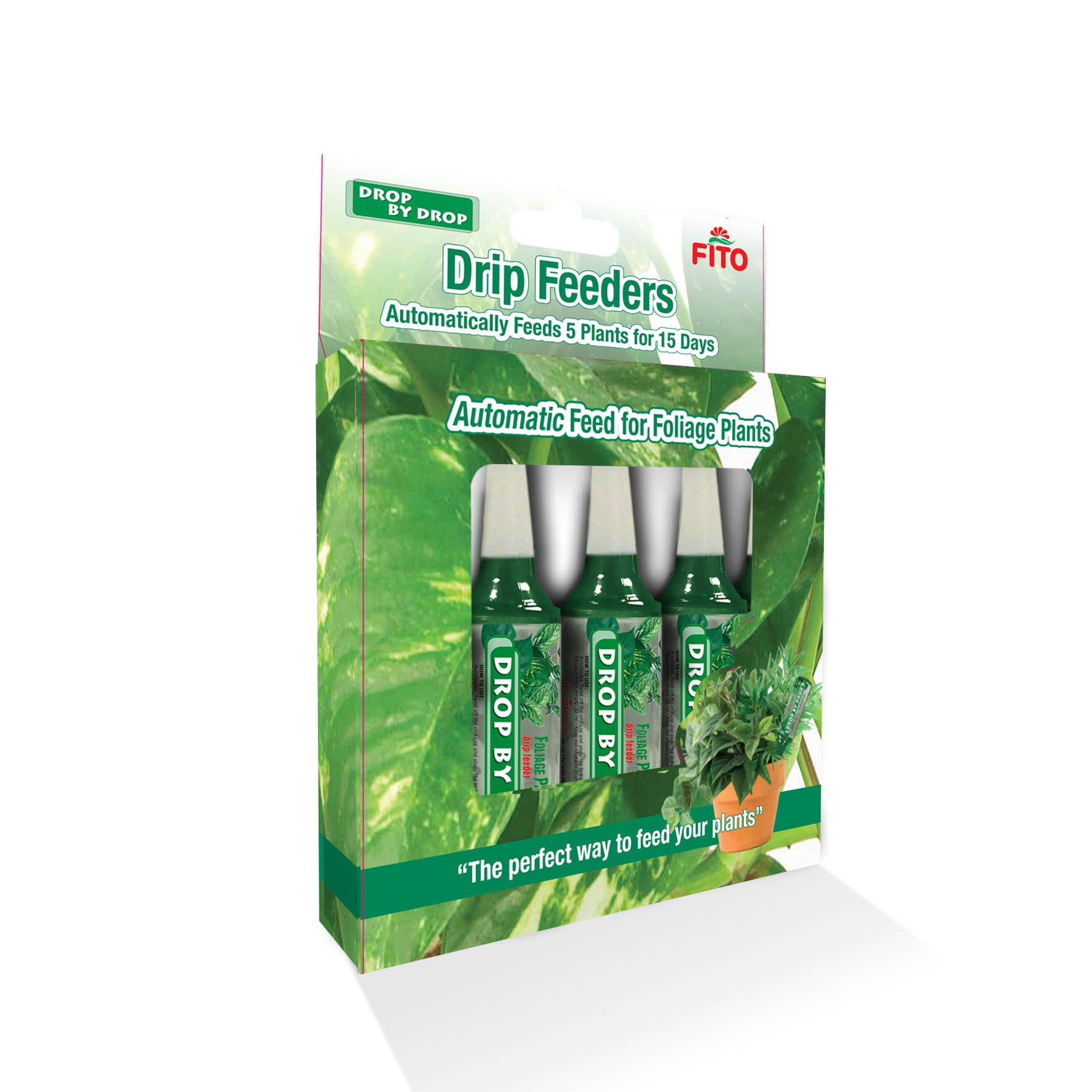 FITO 2044391 Foliage Drip Feeders Plant, 1 Liter, Green, 13.5x2.8x18.5 cm