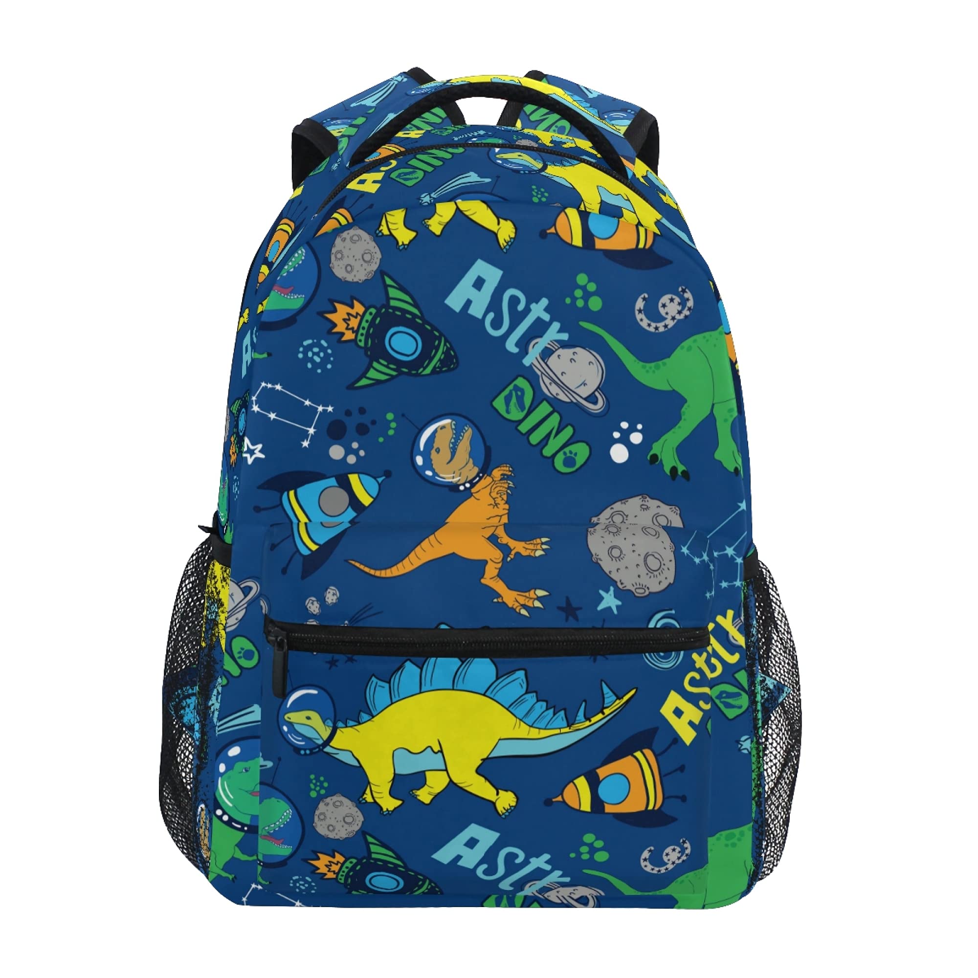 Children's Backpack, Schoolbag Dinosaurs Space Large Capacity Students Bookbag Rucksack Knapsack for Boys Girls Adults Teen
