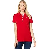 Tommy Hilfiger Solid Short Sleeve Polo Scarlet XS (US 0-2)