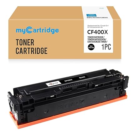 Mycartridge Kompatibel HP 201X CF400X Schwarz Toner für HP Color Laserjet Pro M252n M252dw MFP M277n MFP M277dw MFP M274n