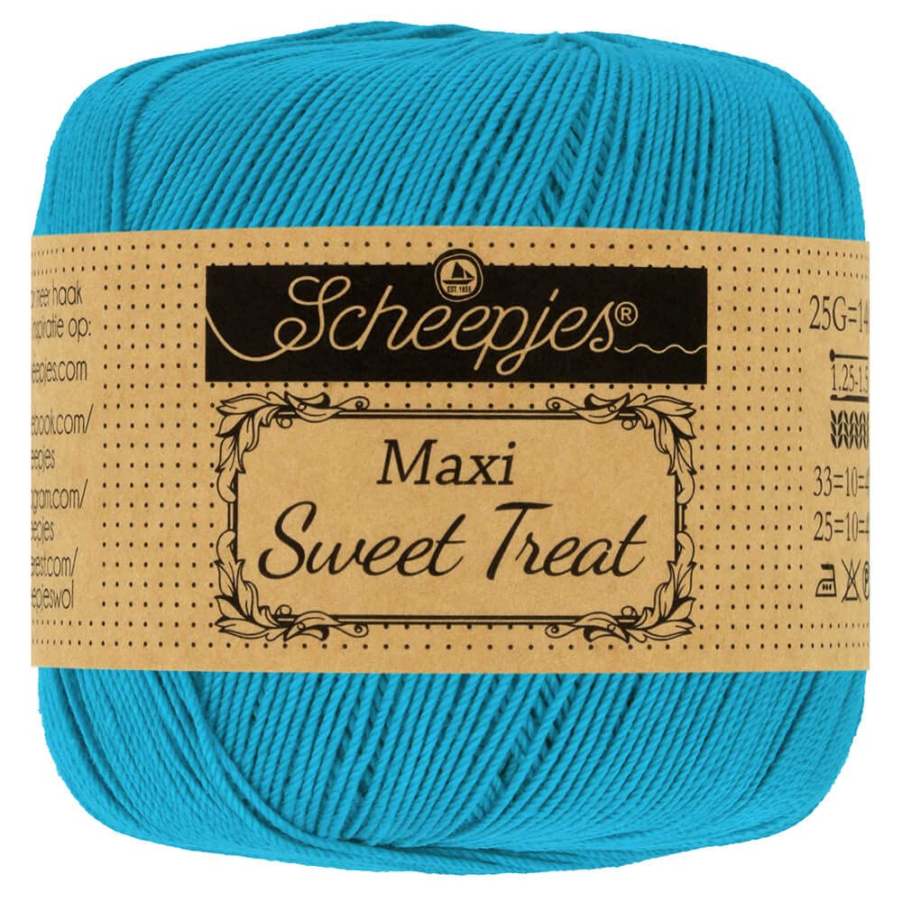 Scheepjes - Scheepjes Maxi Sweet Treat 146 Vivid Blue Yarn - 1x25g — image 1