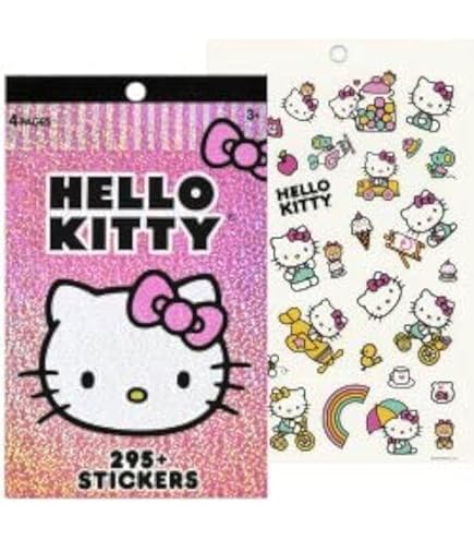 Hello Kitty Juego De Calcomanías De Arte De Uñas Para Niñas, Paquete