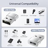USB-C Female to USB-A Male Adapter 3Pack Car Charger Block view 4