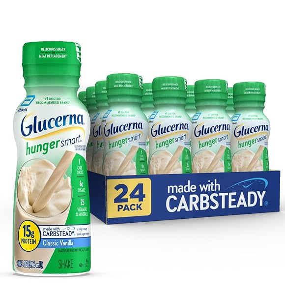 GLUCERNA HUNGER SMART DIABETES CARE SHAKE, CLASSIC VANILLA,...
