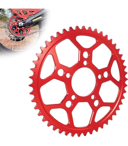 Amazon.com: Tusk Rear Aluminum Sprocket 48 Tooth Black Compatible