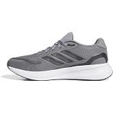 adidas Mens Runfalcon 5 Wide Running Sneakers Shoes - Black