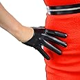 DooWay Fashion Short Leather Gloves for Women Costume Wet Look Faux Patent PU Driving Dress Gloves