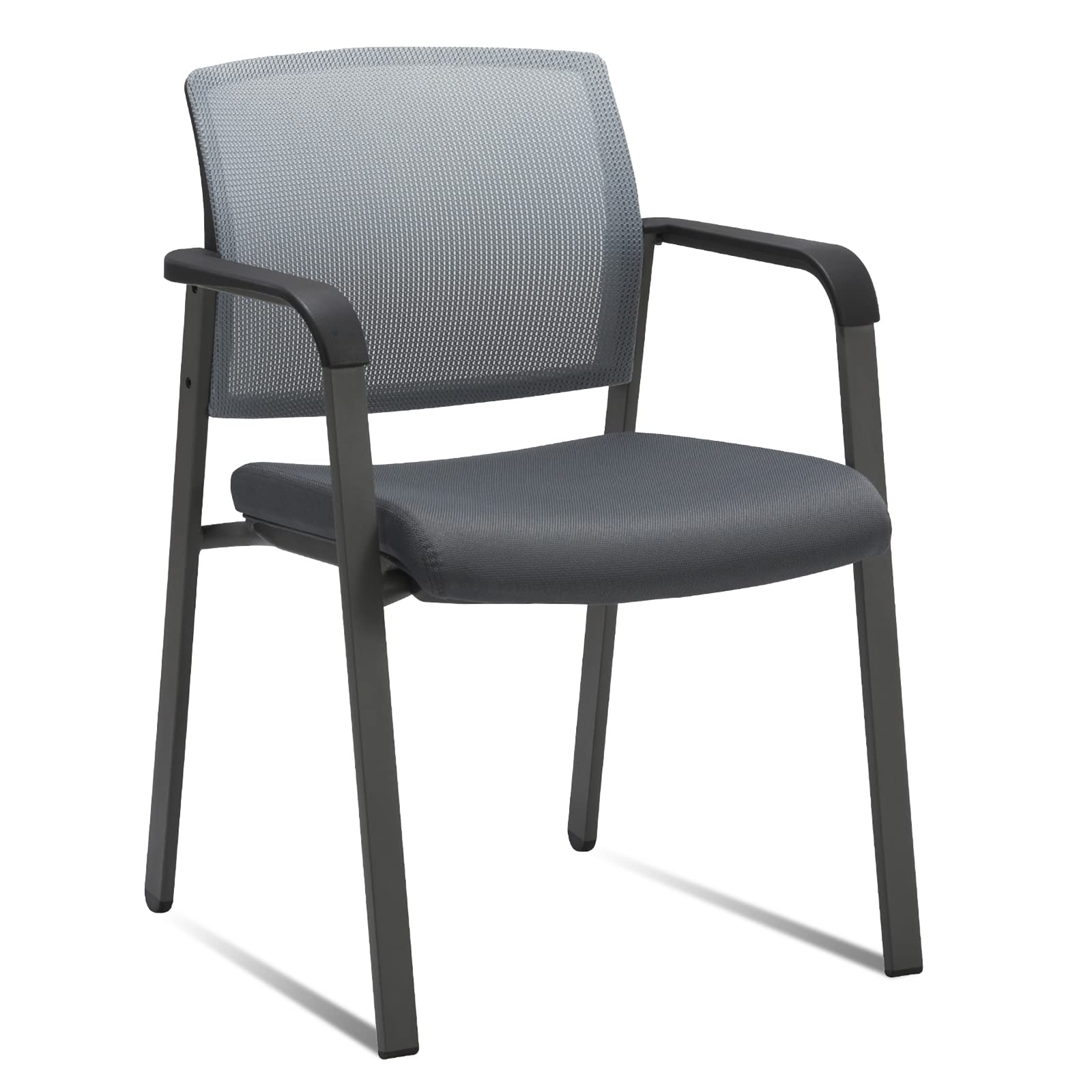 CLATINA Mesh Back Stacking Arm Chairs with