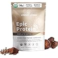 Sprout Living, Epic Protein, Plant Based Protein & Superfoods Powder, Complete Coffee | 20 Grams Organic Protein Powder, Adaptogens, Mushrooms, Vegan, Non-GMO, Gluten Free (1 Pound, 12 Servings)