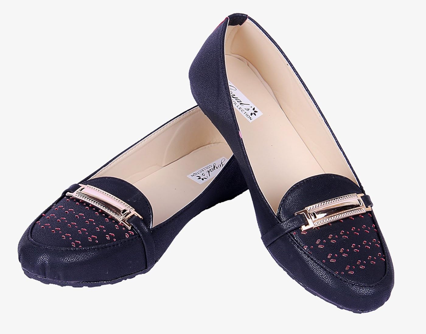 goyal black cutwork loafer bellies