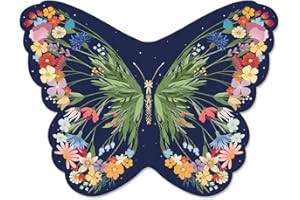Lady Jayne Botanical Garden Butterfly, Die-Cut Note Cards, 20 Blank Cards (12956)