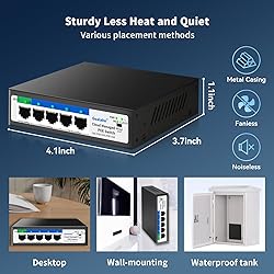 5-Port Ethernet PoE Switch