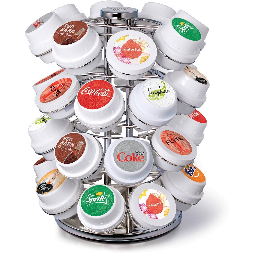 Keurig Keurig KOLD Wire Carousel Pod Storage, Silver