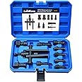 LainKeen 10 Piece Motorcycle Blind Internal Inner Insert Inside Bearing Extractor Puller Tool Kit Motorcycle Inner Bearing Removal Tool Set 8-25MM