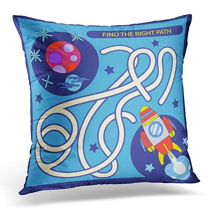 Amazon Com Emvency Throw Pillow Covers Case Find The Right Path