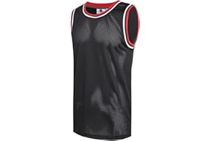 D DEHANER DEHANER Blank Mens Basketball Jersey Mesh Training Practice Athletic Sports Shirts Team Uniforms Fans Outfits Tops