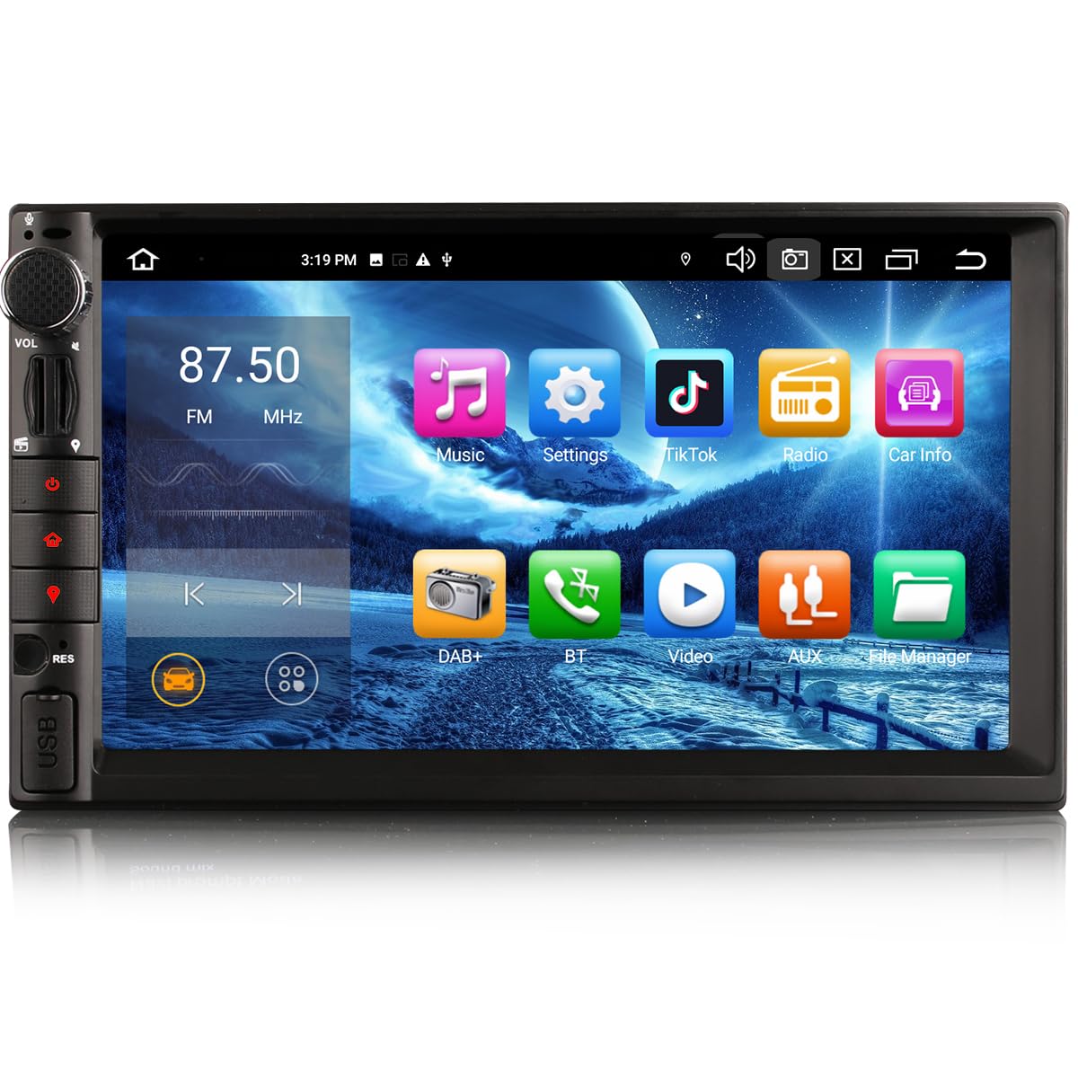 [4G+64G] 8-Core Android 13 ISO double 2 Din Universal Car Radio GPS Navi Carplay Android Auto DSP Bluetooth 5.0 A2DP DVB-T2 WiFi DAB+IPS