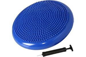 Balance Board, SPORTHOMER Wobble Board, Inflated Wobble Stool with Massage Points, Floor Cushions Seating for School, Office,