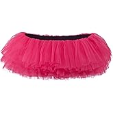 My Lello Women's Teen Adult 10 Layered Fluffy Ballet Tulle Tutu Skirt