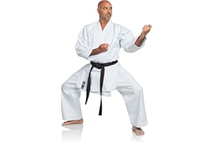 Ronin Brand Shiai Purple Label Karate Gi - High Grade Middleweight 9.5oz. Snappy Canvas Material-Kata Cut/Comp Karate Uniform