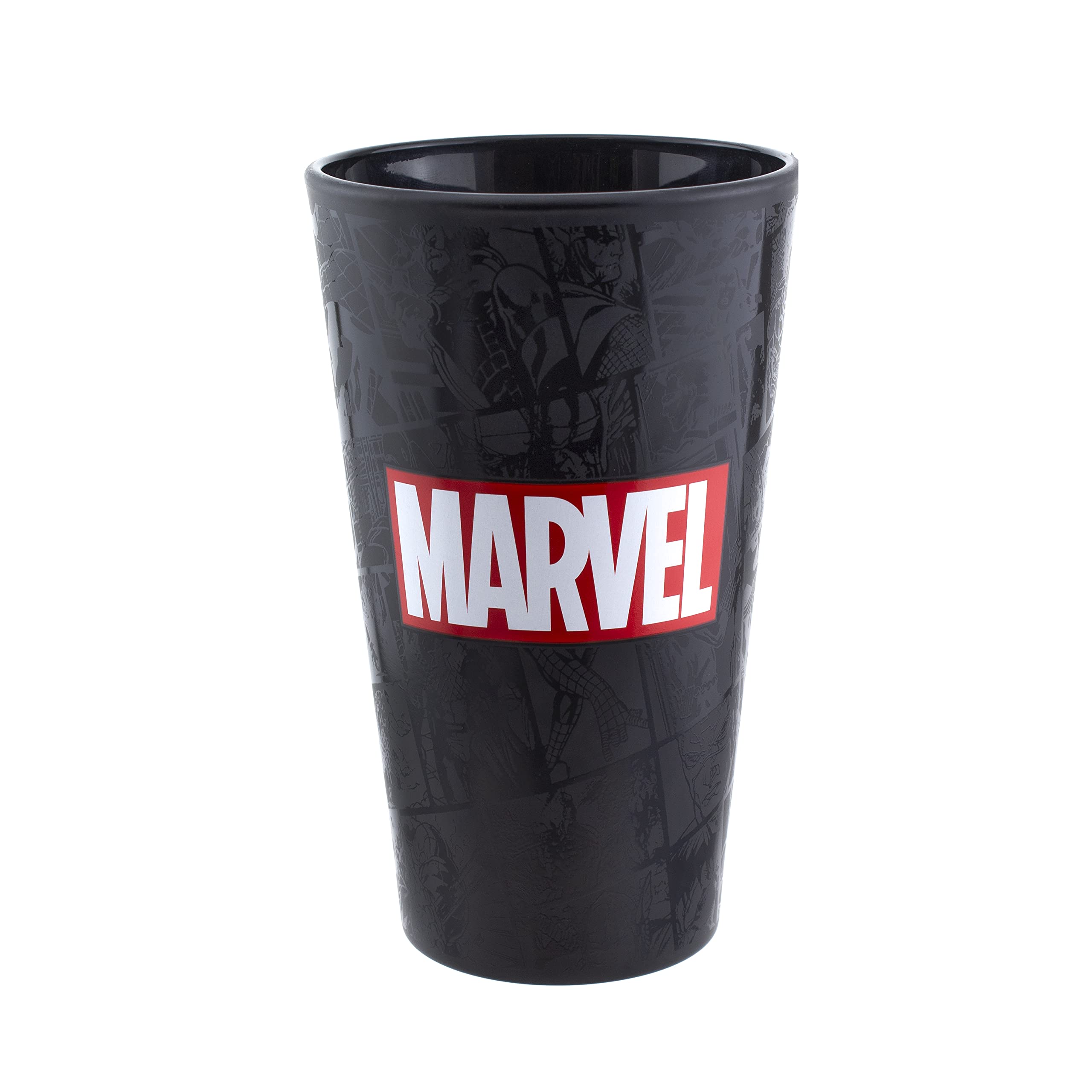 Paladone PP7981MC Marvel Logo Drinking Glass Officially Licensed Gaming Merchandise