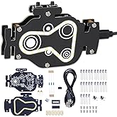 MiOYOOW DIY Engine Gear LED Light Kit, Soldering Practice Kit with 4 Lighting Effects, Soldering Electronics Project for School STEM Learning and Desk Ornament