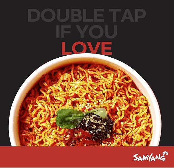 SAMYANG SPICY CHICKEN RAMEN ROASTED NOODLES, BULDAK ARTIFICIAL SPICY CHICKEN FLAVOR 4.94 OZ (5 PACKS) ORIGINAL
