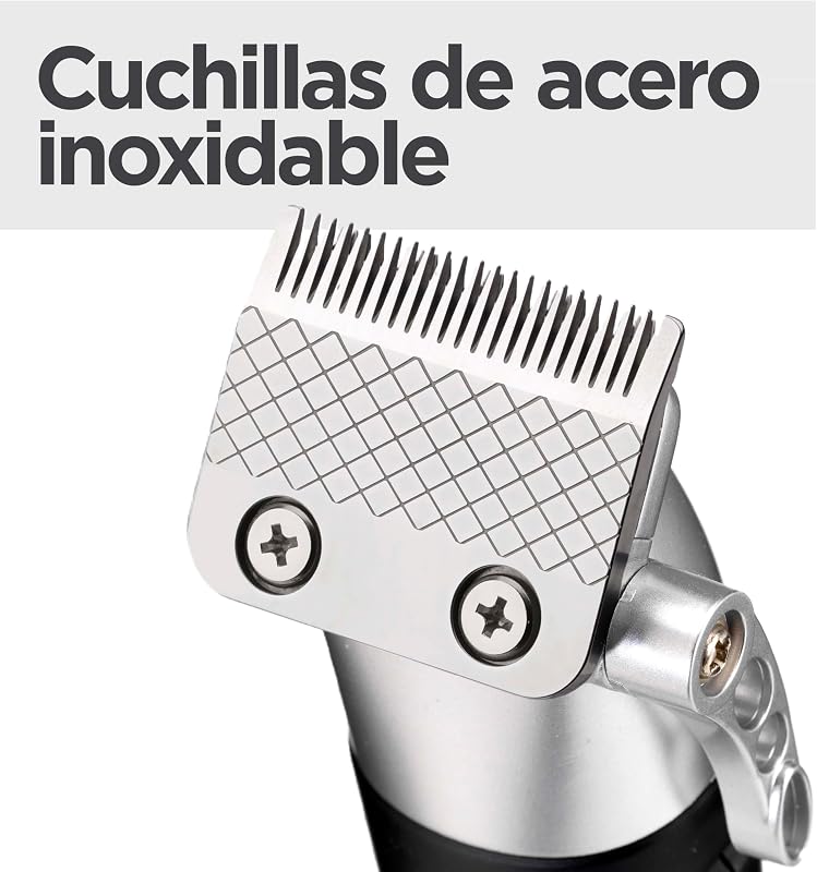 Cortapelos Lithium Power, Inalámbrico, Batería de litio, Carga rápida, Cuchillas de acero japonés