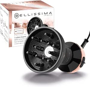 Imetec Bellissima My Pro Diffon Ceramic DF1 3000, Difusor de aire caliente  para cabello rizado, tecnología cerámica,700 W, 2 combinaciones  aire/temperatura, secado delicado sin efecto encrespamiento : Amazon.es:  Belleza
