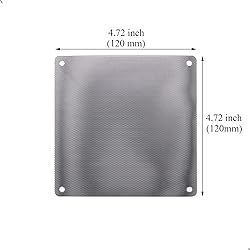 ThreeBulls 12 Pcs 120mm PVC Black PC Cooler Fan