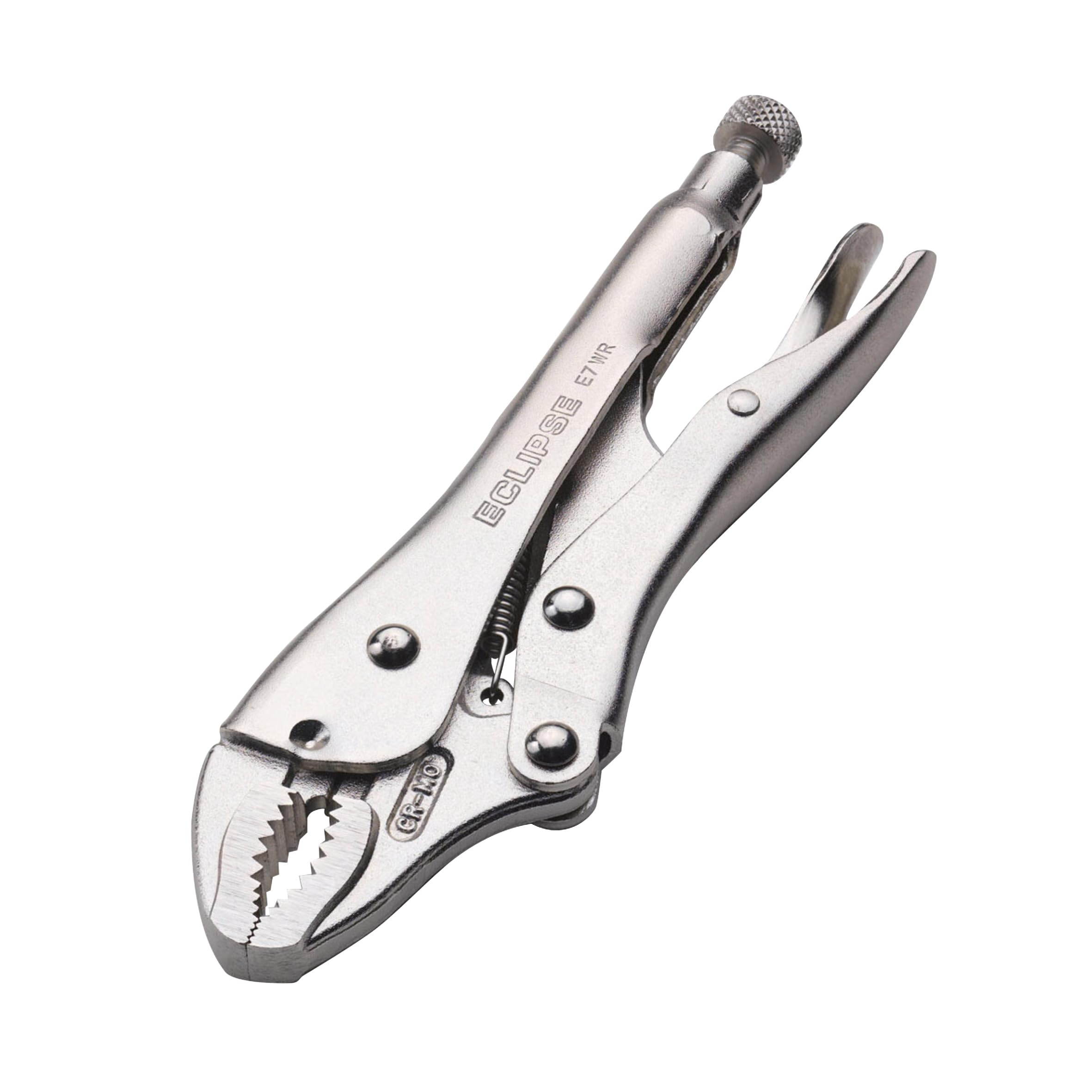 Eclipse Professional Tools E7WR Curved Jaw Locking Pliers with Wire Cutters 175mm (7")