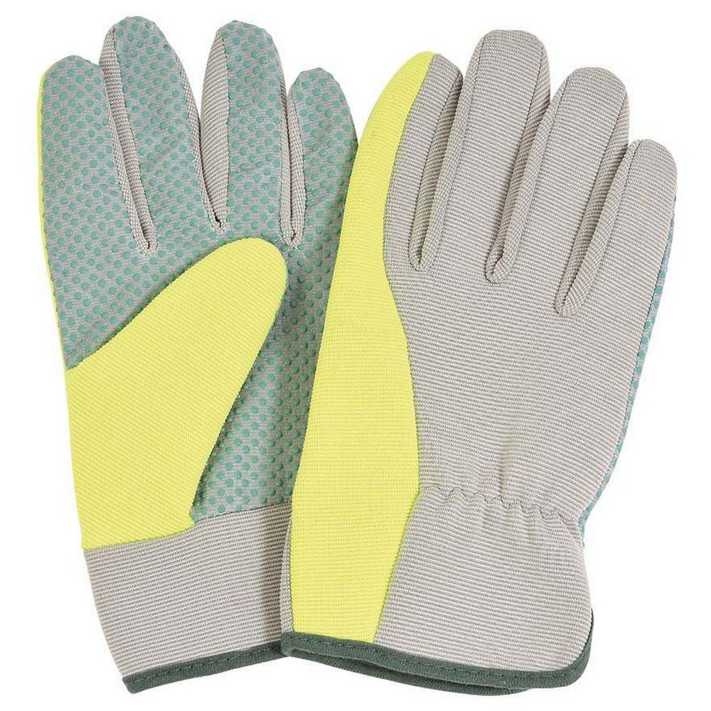Verdemax 4957 Medium Garden Glove with PVC Dotted Palm and Elastic Back