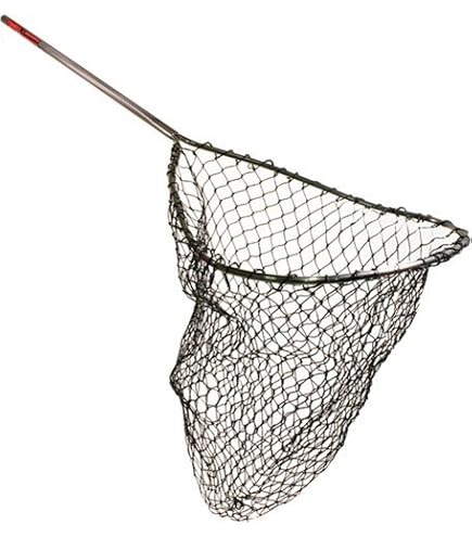 Ed Cumings Red White & Blue Rubber Landing Net, Large : Sports & Outdoors