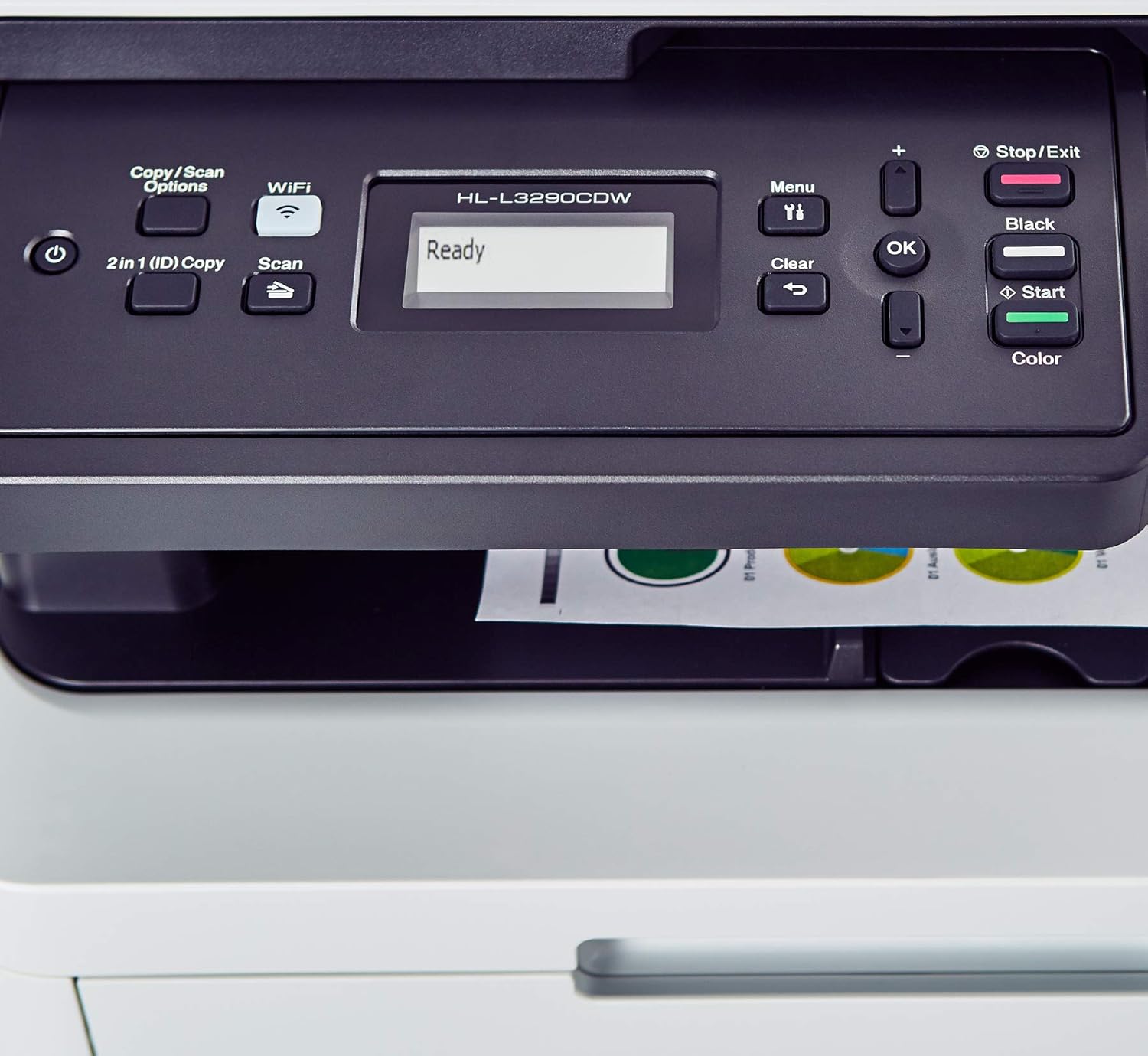 Brother HL-L3290CDW Compact Digital Color Printer Providing Laser Printer Quality Results with Convenient Flatbed Copy & Scan, Wireless Printing and Duplex Printing,  Dash Replenishment Ready: Electronics