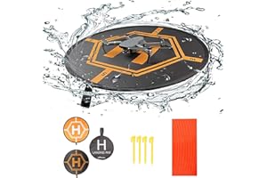 RCstyle Drones Landing Pads Universal Waterproof 31.5'' Fast-fold Landing pad for RC Drones, PVB Drones, DJI Mavic Mini 3 PRO/Mavic 3/Mini 2/SE/Air 2S Drone Accessories