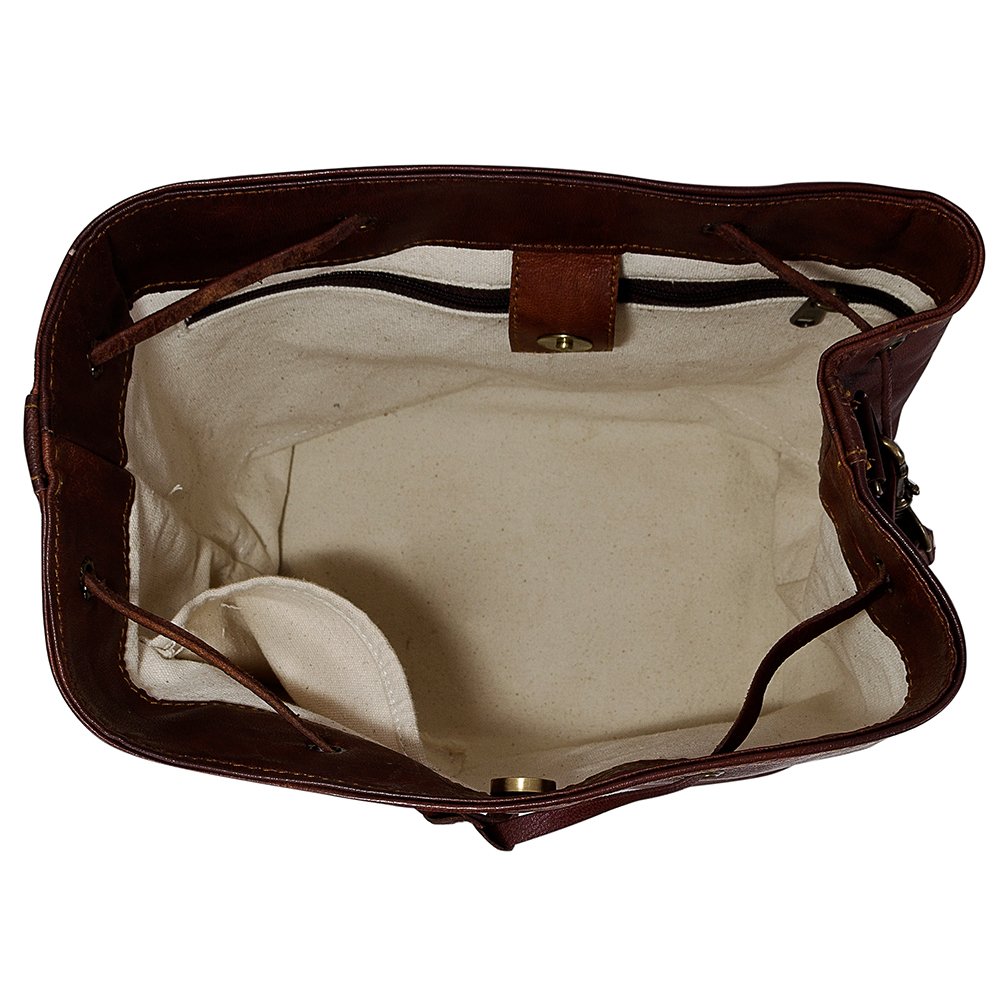 goatter women's leather tote bag(brown, 10)