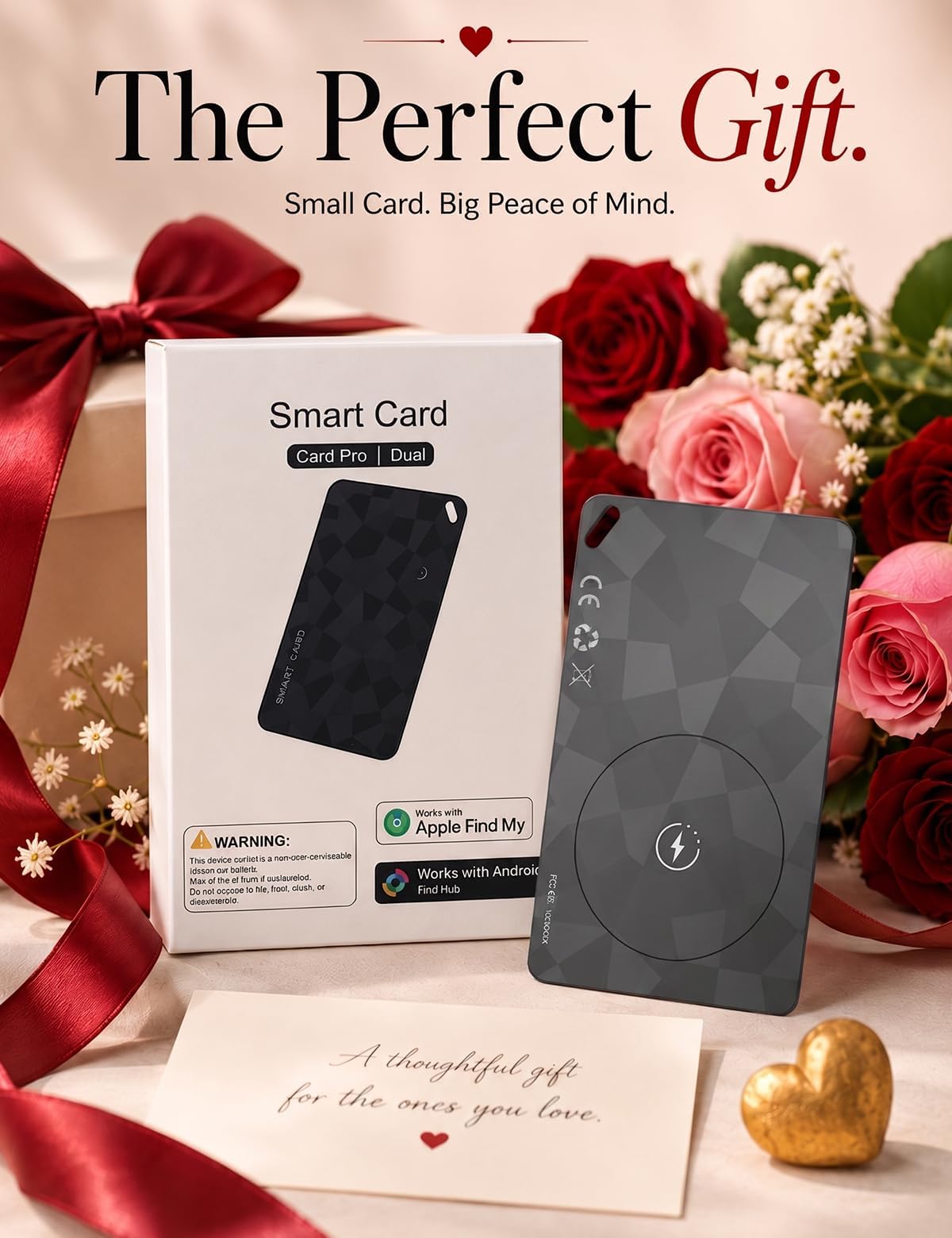 Condition photo showing As Is for (2 pack) 2026 wallet tracker card (ios and android) slim tracking card, 6-12 years battery bluetooth smart card, work with apple find my & google find hub, gps locator for passports, keys, backpack
