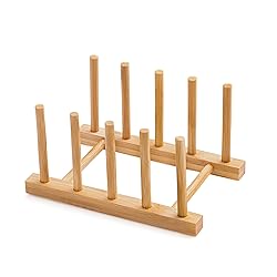 Oyydecor Bamboo Dish Drying Rack for Kitchen
