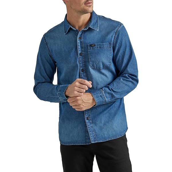Amazon.com: Lee Men's Extreme Motion All Purpose Long Sleeve