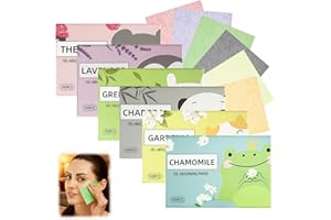 Natural Face Oil Blotting Paper, Bamboo Charcoal 600 Counts, Easy Dispensing Blotting Paper, Makeup-Friendly Oil Absorbing Ti