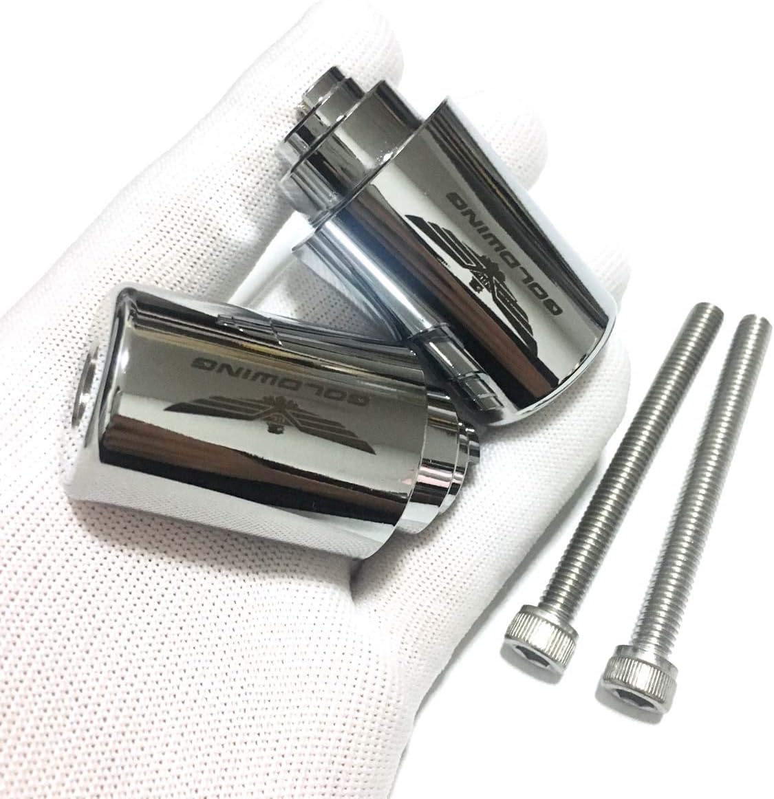 Bar End Hand Grip Handlebar Caps Weights for Honda Goldwing Gold Wing GL1800 GL 1800