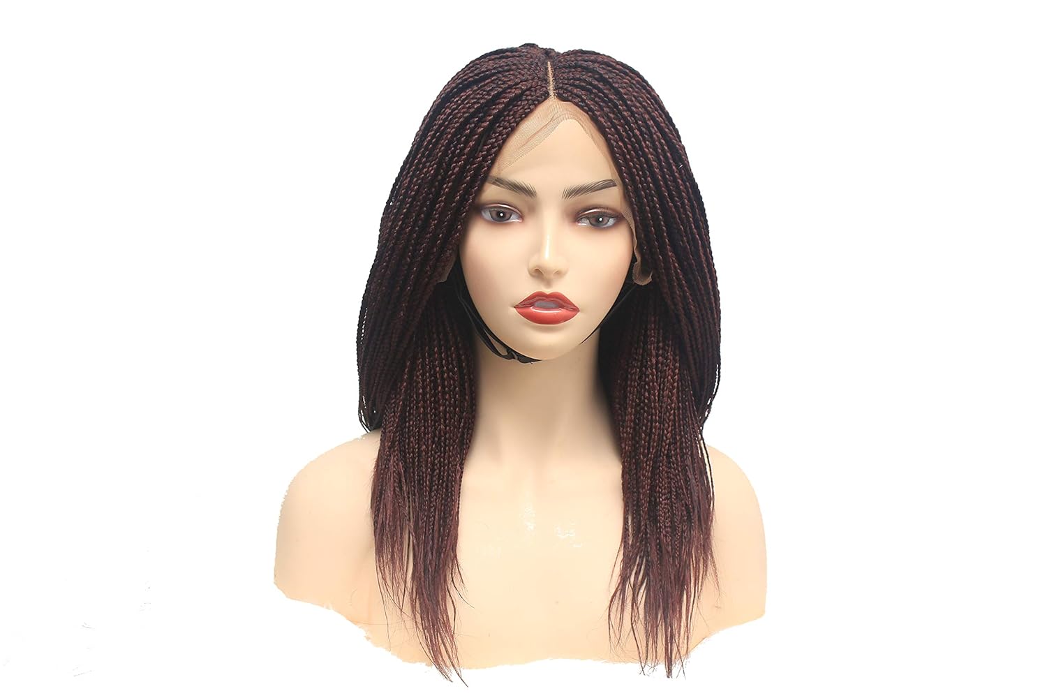 Black Women Wig Lace Front Braided Wig Box Braid Wig Handmade