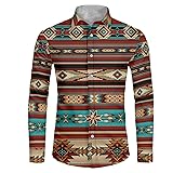 Biyejit Aztec Southwestern Tribal Pattern Men's