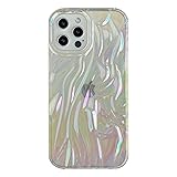 Caseative for iPhone 12 Pro Max Case,Pleated Water