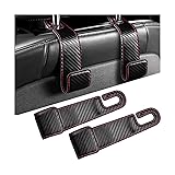 KHGUZ 2PCS Car Seat Headrest Hook, Leather Vehicle